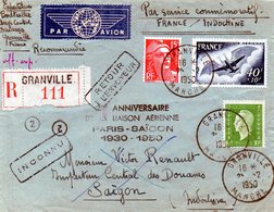 Granville-Saigon 20eme.anniversaire - 1960-.... Cartas & Documentos