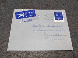 SOUTH AFRICA RSA  CIRCULATED AEROGRAMME BELVILLE TO NETHERLANDS 1961 - Luftpost