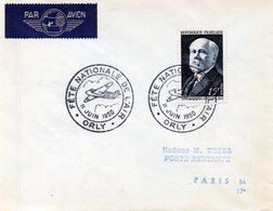 Fète Nationale De L'air - Orly 11/06/1950 - 1960-.... Cartas & Documentos