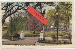 Tienen, Thienen, Tirlemont, Zeldzaam Geworden Kaart Van De Ingang Van Het Stadspark, Met Japans Huisje, Collectors!!! - Tienen