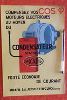 Micafil - Condensateur - 1931 - Moteur électrique - Schweiz