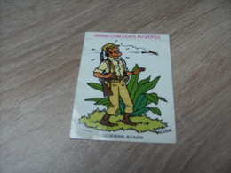 Autocollant Tintin Vache Qui Rit 1977 - Stickers