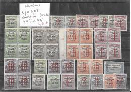 HONGRIE NYUGAT EMISSION LOCALE 44 TIMBRES - Carné