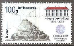 Island Iceland Islande 2010 Sanatorium Vifilsstadir Michel No. 1288 Mint Postfrisch Neuf MNH ** - Nuevos