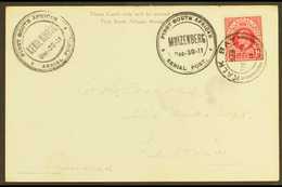AIRMAIL - EARLY & RARE FLIGHT 1911 FIRST SOUTH AFRICAN AERIAL POST - SECOND RETURN FLIGHT - Muizenberg To Kenilworth Wit - Andere & Zonder Classificatie