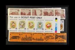 SCOUTS' POST 1960s/90s GREAT BRITAIN CHRISTMAS POSTAL SERVICE LABELS Amazing Hoard, Apparently All Different, We See Som - Other & Unclassified