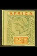 1894 AFRICA DE LA RUE ESSAY 2½d Green & Orange Minerva Imperf, Mint Marginal Example, Toned Gum, Minor Imperfections. Fo - Altri & Non Classificati