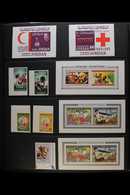 RED CROSS NEVER HINGED MINT COLLECTION - Stamps & Miniature Sheet Issues From All Over The World, All Stamps Checked Are - Unclassified