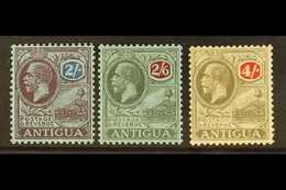 1921 2s, 2s 6d And 4s, Wmk Script High Values, SG 78/80, Very Fine Mint. (3 Stamps) For More Images, Please Visit Http:/ - Andere & Zonder Classificatie