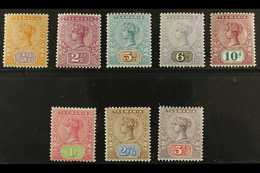 TASMANIA 1892-99 Complete Set To 5s, SG 216/23, Very Fine Mint, Fresh. (8 Stamps) For More Images, Please Visit Http://w - Andere & Zonder Classificatie