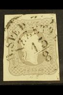 1861 (1.05kr) Grey Newspaper Stamp (Michel 23a, SG N38), Fine Used, Four Mostly Large Margins, Very Fresh. For More Imag - Sonstige & Ohne Zuordnung