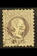 1874-84 25k Lilac, Fine Impression, Perf.9½, Mi 40 II A, Very Fine Used. For More Images, Please Visit Http://www.sandaf - Altri & Non Classificati