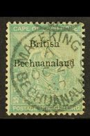 1885 1s Green Overprinted, SG 8, Very Fine Used With Mafeking Cds. For More Images, Please Visit Http://www.sandafayre.c - Andere & Zonder Classificatie