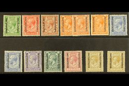 1913-24 Complete Overprint Set On Stamps Of George V Incl All Three 2d, Both 2½d, And Both 1s Shades, SG 73/82, Plus 76a - Andere & Zonder Classificatie