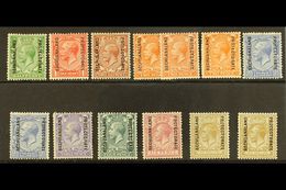 1913-24 Complete Overprint Set On Stamps Of George V Incl All Three 2d, Both 2½d, And Both 1s Shades, SG 73/82, Plus 76a - Other & Unclassified