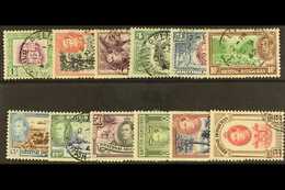 1938-47 Complete Set, SG 150/161, Fine Cds Used. (12) For More Images, Please Visit Http://www.sandafayre.com/itemdetail - British Honduras (...-1970)