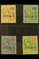 1922-28 Set Complete Opt'd "SPECIMEN", SG 82s/5s, Never Hinged Mint. Scarce (4 Stamps) For More Images, Please Visit Htt - Iles Vièrges Britanniques