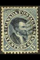 1859 CARTIER MAJOR RE-ENTRY 17c Deep Blue, Cartier, Unitrade 19ii, Very Fine Used, Lightly Cancelled Leaving The Double  - Other & Unclassified