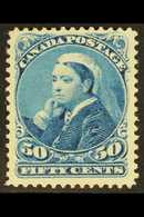 1893 50c Blue "Widow", SG 116, Fine Mint For More Images, Please Visit Http://www.sandafayre.com/itemdetails.aspx?s=6255 - Sonstige & Ohne Zuordnung