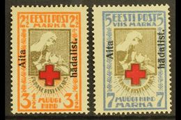 1923 "Aita Hadalist." Charity Overprints Complete Perf Set (Michel 46/47 A, SG 49B/50B), Fine Mint, 7m Expertized Zumste - Estonie