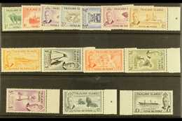 1952 KGVI Definitives Complete Set, SG 172/85, Superb Never Hinged Mint Marginal Examples. (14 Stamps) For More Images,  - Falkland