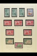 1937-1951 COMPLETE FINE MINT COLLECTION In Hingeless Mounts On Leaves, All Different, Inc 1938-55 Pictorials Complete Se - Fiji (...-1970)