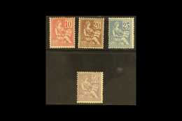 1900 Mouchon Complete Set (Yvert 112/15, SG 296/99), Mint, Fresh, Cat £360+. (4 Stamps) For More Images, Please Visit Ht - Andere & Zonder Classificatie