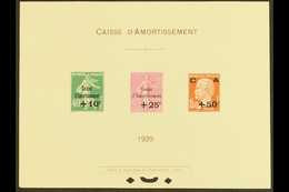 1929 Sinking Fund "Caisse D'Amortissement" Overprints EPREUVE COLLECTIVE (Yvert 253/55, SG 476/78), Fine & Fresh Conditi - Andere & Zonder Classificatie