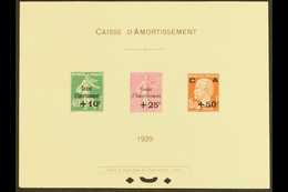 1929 Sinking Fund "Caisse D'Amortissement" Overprints EPREUVE COLLECTIVE (Yvert 253/55, SG 476/78), Fine & Fresh Conditi - Autres & Non Classés