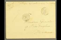 BENIN 1892 Cover To Bordeaux, France With M/s "Corps Expeditionnaire Du Dahomey" With "Correspce Militaire Porto Novo 24 - Andere & Zonder Classificatie