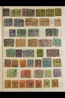 GUADELOUPE 1889-1947 Old Mint & Used Accumulation On Stock Pages, Includes 1889 5c On 1c Used & 15c On 20c Mint, 1890-91 - Other & Unclassified