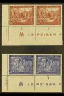 GENERAL ISSUES 1947 Leipzig Spring Fair Complete Set (Michel 941/42 I C, SG 926/27), Superb Never Hinged Mint Lower Left - Other & Unclassified