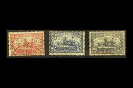 GERMAN NEW GUINEA 1900-01 1m Carmine, 2m Blue & 3m Violet-black (Michel 16/18, SG 16/18), Fine Used With "Manus" Cds's,  - Autres & Non Classés