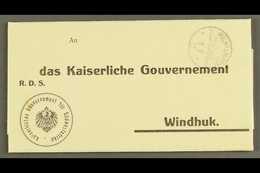 SOUTH WEST AFRICA 1913 (5 Aug) Official Government  Printed Meteorological Report For July 1913, Addressed To Windhuk, A - Sonstige & Ohne Zuordnung
