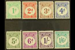 POSTAGE DUES 1940 Complete Set, SG D1/8, Very Fine Mint (8 Stamps) For More Images, Please Visit Http://www.sandafayre.c - Gilbert- En Ellice-eilanden (...-1979)