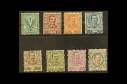 1901 5c To 1L Definitives, Sassone 70/7, Mi 76/83, Odd Minor Perf Fault, Otherwise Fine Mint (8 Stamps). For More Images - Non Classés