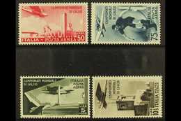 1934 Football Air Set, Sass 1513, Fine Mint (4 Stamps) For More Images, Please Visit Http://www.sandafayre.com/itemdetai - Non Classés