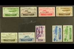 DODECANESE ISLANDS(EGEO) 1934 Military Medal Centenary Air Post Set, Sass S36, SG 168/174 & SG E175/76, Very Lightly Hin - Autres & Non Classés