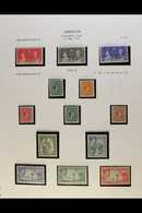 1937-52 KGVI FINE MINT COLLECTION Complete For Basic KGVI Issues, 1938-52 Defins Perfs Of 5s & 10s Values, SG 118/152, F - Jamaica (...-1961)