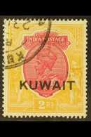 1929-37 2r Carmine & Orange, Wmk Upright, SG 26w, Very Fine Used. For More Images, Please Visit Http://www.sandafayre.co - Koweït