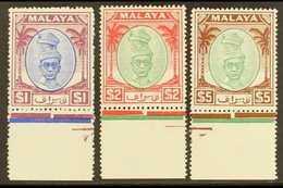 PERAK 1950 $1-$5, SG 146/148, Fine Never Hinged Mint. (3 Stamps) For More Images, Please Visit Http://www.sandafayre.com - Other & Unclassified