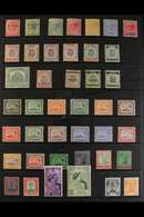 SELANGOR 1885-1962 ALL DIFFERENT MINT Collection. With 1885-91 2c And 1891 2c On 24c; 1891-95 Tiger Set Plus 1894 Surcha - Other & Unclassified