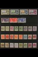 1935-1950 COMPLETE FINE/VERY FINE USED COLLECTION On Stock Pages, All Different, Includes 1935 Jubilee Set, 1938-49 Set  - Mauritius (...-1967)