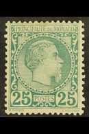 1885 25c Green Prince Charles, Yvert 6, Very Fine, Well Centered Mint. Cat €800 (£640) For More Images, Please Visit Htt - Altri & Non Classificati