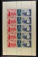 1947-1970 NEVER HINGED MINT Large Blocks And Sheetlets. With 1947 Centenary Philatelic Exhibition Sheetlet Of Five Se-te - Andere & Zonder Classificatie