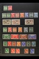 SPANISH CURRENCY 1912-37 MINT COLLECTION Presented On A Stock Page. Includes 1914-26 Set To 3 Different Printed/shade 2s - Autres & Non Classés