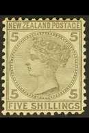 1878 5s Grey, Perf 12 X 11½, SG 186, Very Fine And Fresh Mint, Large Part Og. Very Well Centred For This Issue. For More - Autres & Non Classés