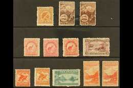 1899-1903 Pictorial Defins, Mint Group, Perf.11, Thick, Soft "Pirie" Paper, No Watermark, 3d Yellow-brown, 5d Both Shade - Autres & Non Classés
