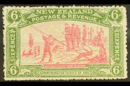 1906 6d Pink And Olive, Christchurch Exhibition, SG 373, Superb Never Hinged Mint. For More Images, Please Visit Http:// - Andere & Zonder Classificatie