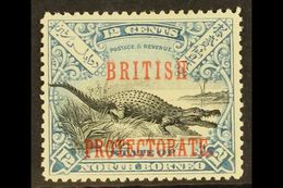 1901-05 12c Black And Dull Blue With "BRITISH PROTECTORATE" Opt, SG 135, Fine Mint. For More Images, Please Visit Http:/ - Borneo Del Nord (...-1963)